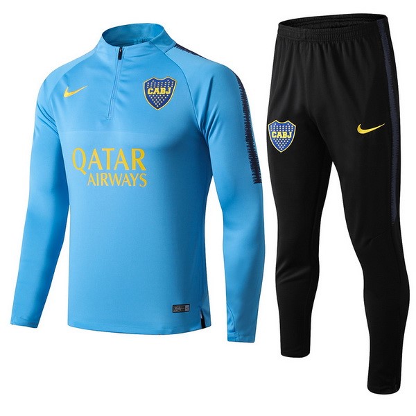 Trainingsanzug Boca Juniors 2018-19 Blau Schwarz Fussballtrikots Günstig